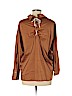 Zara Brown Long Sleeve Button-Down Shirt Size M - photo 2