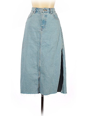 Zara Denim Skirt (view 1)