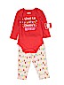 Holiday Time Graphic Red Long Sleeve Onesie 9-12 MO / 12 MO - photo 1