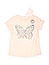 H&M 100% Cotton Pink Short Sleeve Top Size 8/10yrs - photo 1