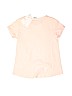 H&M 100% Cotton Pink Short Sleeve Top Size 8/10yrs - photo 2