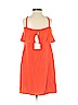 Joie 100% Silk Orange Casual Dress Size S - photo 2
