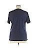 Karen Scott 100% Cotton Blue Short Sleeve T-Shirt Size 1X - photo 2