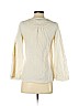 BCBGMAXAZRIA 100% Cotton Ivory Long Sleeve Blouse Size XS - photo 2