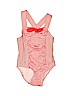Cat & Jack Stripes Red One Piece Swimsuit 9-12 MO / 12 MO - photo 1