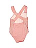 Cat & Jack Stripes Red One Piece Swimsuit 9-12 MO / 12 MO - photo 2