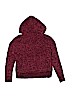 Justice 100% Polyester Burgundy Pullover Hoodie Size 14 - 16 - photo 2