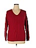 Chaps Red Pullover Sweater Size XL - photo 1