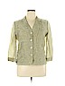 Kasper Green 3/4 Sleeve Blouse Size 14 - photo 1