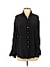 Zara Black Long Sleeve Button-Down Shirt Size XS - photo 1