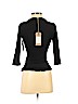 Rinascimento Black 3/4 Sleeve Top Size S - photo 2