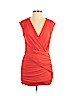 BCBGMAXAZRIA Orange Casual Dress Size L - photo 1