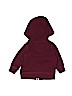 Carter's Solid Burgundy Zip Up Hoodie 0-3 MO / 3 MO - photo 2