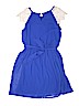Iz Byer 100% Polyester Blue Dress Size 12 - photo 2
