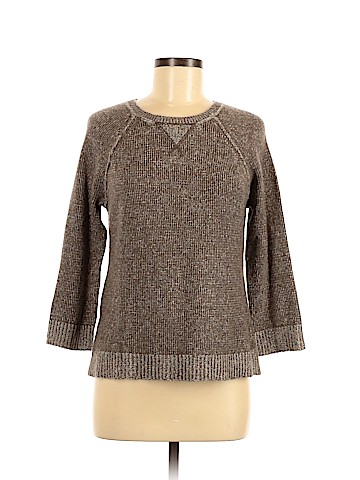 Aqua Cashmere Pullover Sweater (view 1)