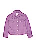 The Children's Place 100% Cotton Purple Denim Jacket Size 5 - 6 - photo 1