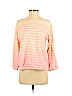Lucky Brand 100% Cotton Pink Long Sleeve Top Size S - photo 1