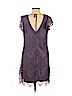 Francesca's Purple Casual Dress Size L - photo 2