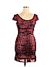 Betsey Johnson 100% Nylon Burgundy Cocktail Dress Size 14 - photo 1