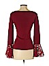Sachin + Babi Red Long Sleeve Top Size S - photo 2