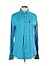 Faconnable 100% Cotton Blue Long Sleeve Button-Down Shirt Size L - photo 1
