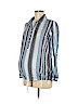 Old Navy - Maternity 100% Cotton Blue Long Sleeve Button-Down Shirt Size M - photo 1
