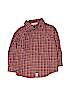 Janie and Jack 100% Cotton Checkered-gingham Brown Long Sleeve Button-Down Shirt Size 4T - photo 1
