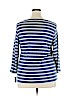 Karen Scott 100% Cotton Blue 3/4 Sleeve T-Shirt Size 1X - photo 2