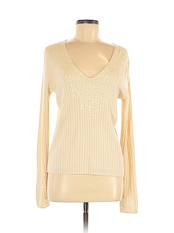 Ellen Tracy Silk Pullover Sweater (view 1)