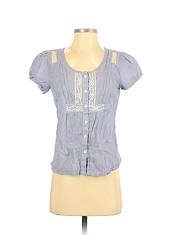 American Eagle Outfitters Short Sleeve Blouse (view 1)