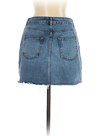 Topshop Denim Skirt (view 2)