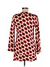 Diane von Furstenberg 100% Silk Red Casual Dress Size 6 - photo 2