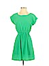 Pink Rose 100% Polyester Green Casual Dress Size XS - photo 1