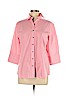 Faconnable 100% Cotton Pink Long Sleeve Button-Down Shirt Size 8 - photo 1