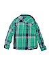 Guess 100% Cotton Green Long Sleeve Button-Down Shirt Size 8 - 10 - photo 2