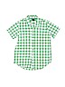 Gap Kids 100% Cotton Green Short Sleeve Button-Down Shirt Size 5 - 6 - photo 1