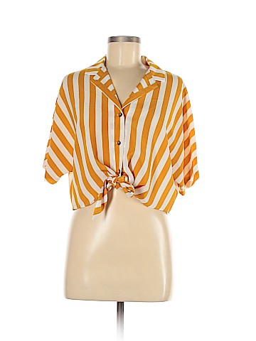 Topshop Short Sleeve Blouse (view 1)