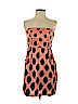Lush 100% Polyester Orange Casual Dress Size S - photo 1