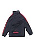 Adidas 100% Polyester Black Track Jacket Size 7 - photo 2
