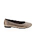 Earth 100% Leather Tan Flats Size 12 - photo 1