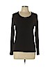 Adrienne Vittadini Black Long Sleeve Top Size L (petite) - photo 1