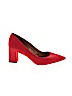 14th & Union 100% Suede Red Heels Size 9 1/2 - photo 1