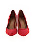 14th & Union 100% Suede Red Heels Size 9 1/2 - photo 2