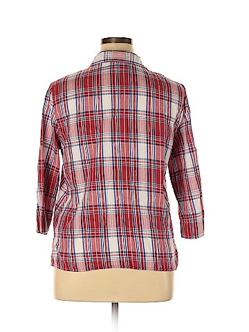 Alfred Dunner Long Sleeve Button-Down Shirt (view 2)