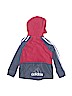 Adidas 100% Polyester Red Zip Up Hoodie Size 5 - photo 2