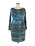 Calvin Klein Teal Casual Dress Size 14 - photo 1