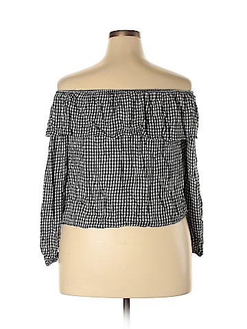 Mossimo Supply Co. Long Sleeve Blouse (view 2)