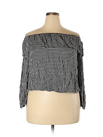 Mossimo Supply Co. Long Sleeve Blouse (view 1)