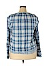 Tommy Hilfiger 100% Cotton Blue Long Sleeve Blouse Size XXL - photo 2