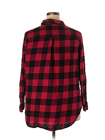 Faded Glory Long Sleeve Button-Down Shirt (view 2)